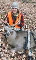 2022: Shelbie Bruce shot this 150-pound, 10-pointer while hunting a scrape line in Essex County, Nov. 15.