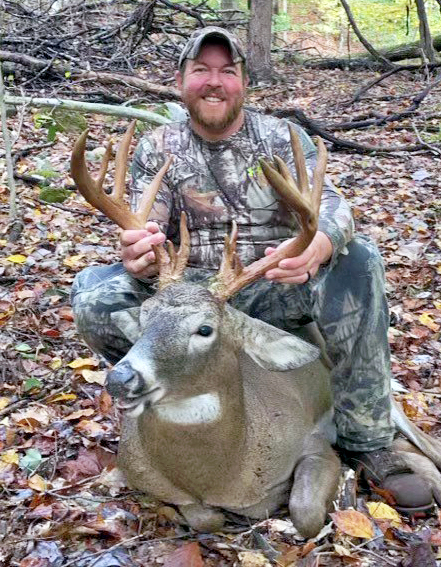 2021 - Frank Brownell shot this bruiser 15-pointer that weighed 185-pounds on Oct. 17, during the muzzleloading season in Warren County.