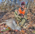 2021: Joseph Dwileski, of Minerva, Essex County, shot this buck Nov. 2.