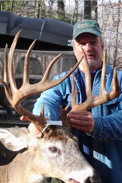 Bill Watters 15-pointer weighed 157-pounds and had a green score of 175 1/8. Taken Nov. 14 Dewey Woods Club