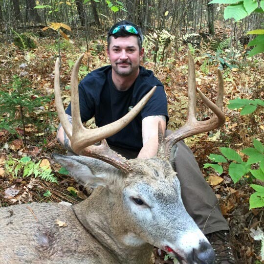Justin J. Liptak of Schurlerville took this 232-pound, 8-pointer on Oct. 15 during the early muzzleloading season in Stony Creek, Warren County.