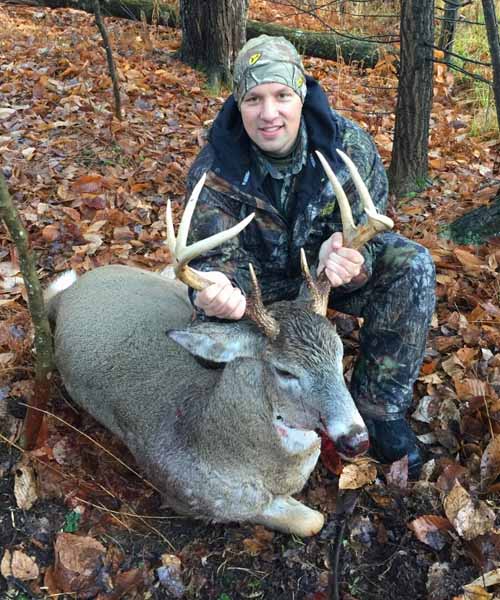 Chris Potter of Gansevoort with a 185-pound, 8-pointer taken Nov. 20 in Saratoga County