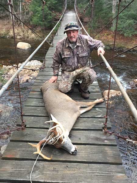 2017: Bill Watters of Day, NY with a 147-pound, 10-pointer taken Nov. 22 in Wells, Hamilton County.