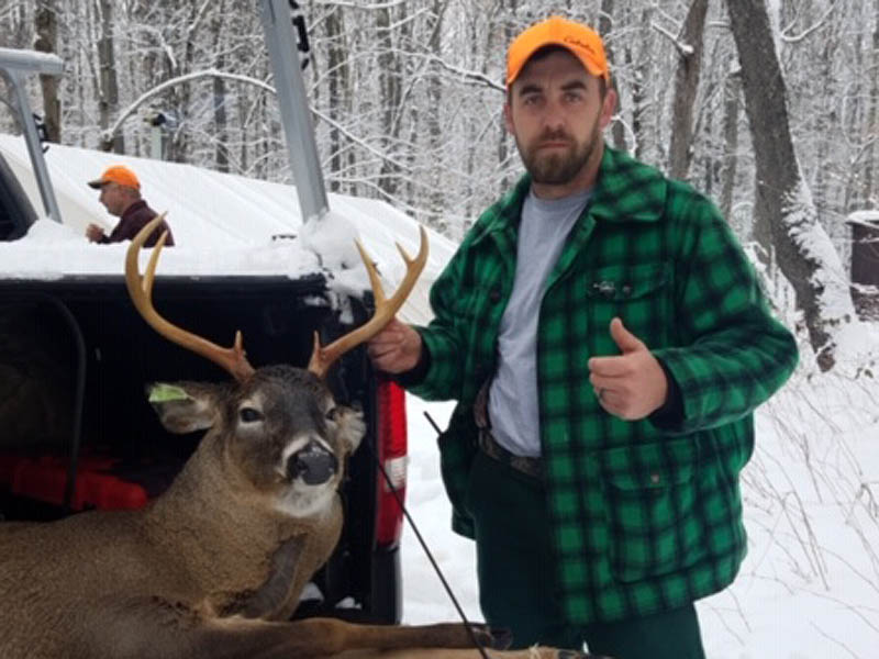 2018: Richie Marcinowski of Wendell, Mass., with a 170-pound, 7-pointer taken Nov. 17 in Indian lake, Hamilton County.