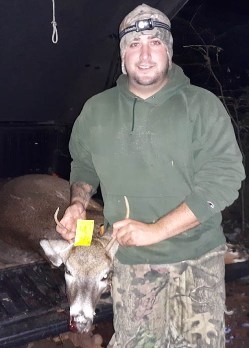 2020: U.S. Army soldier Hunter Moon, of Bloomingdale, took this 120-pound spike horn  in Franklin County while home on leave, just one day before shipping out to Germany.