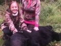 2019: Ashley Reininghaus of Fulton County with a 240-pound black bear taken Sept. 14 in Hamilton County.