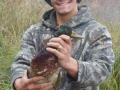 2019: Austin McKittrick of Hartford with his first mallard duck taken Columbus Day on a waterfowl hunt with Basswood Lodge in St. Lawrence County.