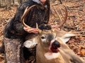 2020: Kileigh Bouyea, of Queensbury, shot this 190-pound, 9-pointer on Nov. 7 in Warren County.