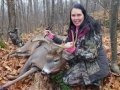 2020: Patty Ladd, of Kingsbury, with a 163-pound, 11-pointer taken with the Iron Sight Gang in Warren County, Nov. 13.