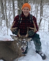 2022: Mike Delpha, of New Milford, Conn., shot this 182-pound, 8-pointer at The Gooley Club, in Newcomb, Nov. 18.