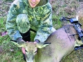 Christian Chaney, of Fort Edward, arrowed this 85-pound doe in Fort Ann, Washington County, on Oct. 8. It’s his first archery deer.