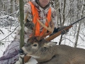 2022: Jim Tonkin, of Wind Gap, Pa. Tracked this 8 pointer in Ohio, Herkimer County, Nov. 16.