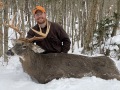 2022: Trevor Tormey of Old Forge tracked this 158-pound, 8-pointer in Webb, Herkimer County, Nov 21.