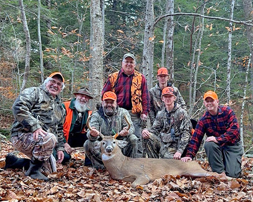 2023: Mike Austin of Ticonderoga, shot his 188 – pound, 8 pointer Nov. 5 while hunting with the Knob Pond Club in Crown Point, Essex County.