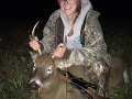 2023: Bridget Crowningshield shot this 130-pound buck in Crown Point, Nov. 6.