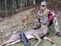 Steph Schulze shot this 145-pound, 8-pointer in West Fort Ann, Washington County.
