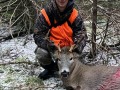 2023: Brian Secor, 17, of Remsen with his first Adirondack Buck, a 145-pound, 8-pointer taken Nov. 25 in Hamilton county.