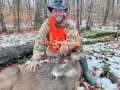 2024: Jason McCauliffe, of the Buckups, shot this 1163-pound, 13 pointer in Blue Mt. Lake, Hamilton County, Nov. 23.