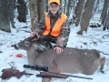 2024: Wesley DeCeasare, 13,  shot his first buck Thanksgiving Day (Nov. 28), this 5-pointer, in Warren County.