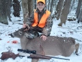 2024: Wesley DeCeasare, 13,  shot his first buck Thanksgiving Day (Nov. 28), this 5-pointer, in Warren County.