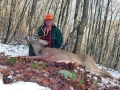 2025: ADKHunter.com webauthor Dan Ladd shot this 6-pionter in Horicon, Warreny County on his birthday, Nov. 16. while hunting with the Iron Sight Gang.