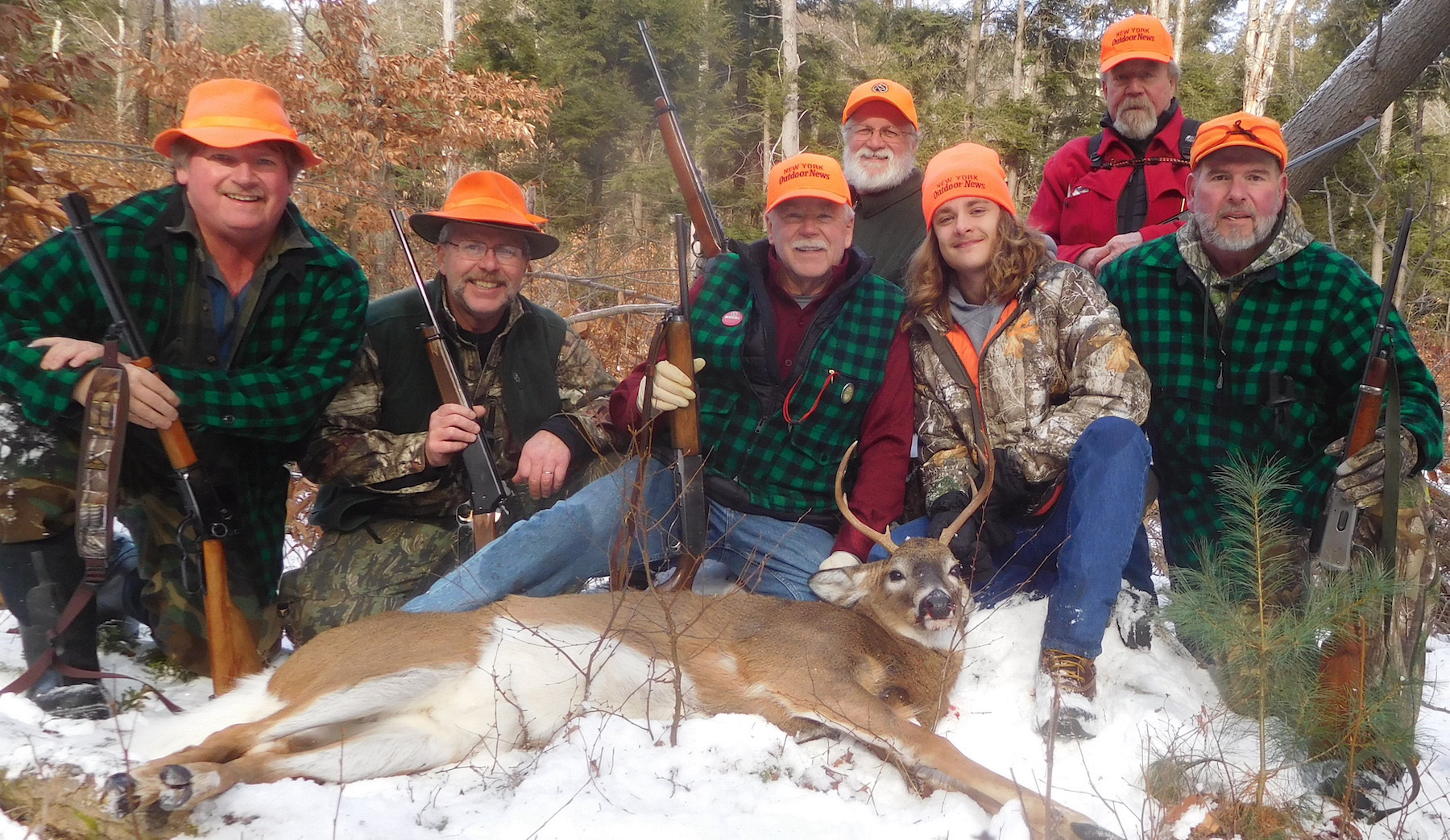 2021: Mike Currie, of Warrensburgh, shot this 7-pointer on the Dec. 5 while hunting with the Iron Sight Gang in Hogtown, Washington County. His grandson, Max, was with him at the time.