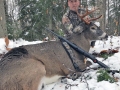 2021: Jay Scott, of Blue Mt. Lake, shot this 175-pound, 6-pionter (with two broken tines) Nov. 17 near Raquette Lake.
