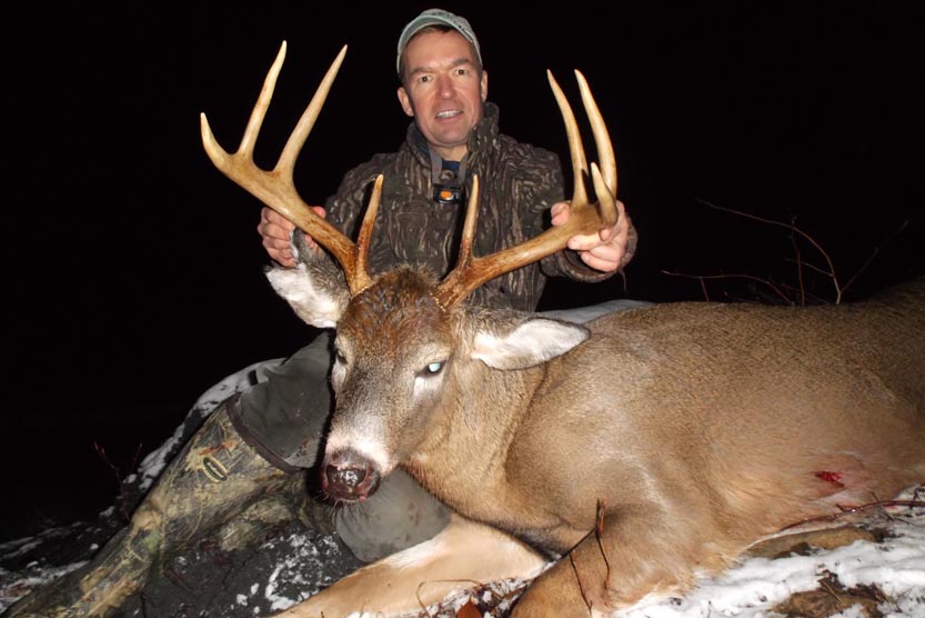Drew Peacock shot this 190-pound, 8-pointer on Dec. 4, 2015 at Camp Squaw in Hamilton County