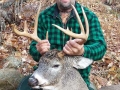 Chris graves with a Herkimer County 9-pointer that weighed 194-pounds