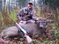 2017: Brian Woods with a 195-pound, 9-pointer taken Oct. 26 in Crown Pound, Essex County