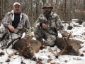 2017: Steve Grabowski and Joe DiNitto of the Adirondack Trackers, with their 2017 buck. (http://adktrackers.com)