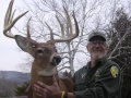 1968: Dick Johndrow of Ticonderoga with his NYS Record Book Buck