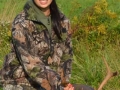 2012: Stacia Sakadolsky of Northville, NY, youth hunt near Stanfordville, NY.