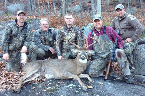 Paul Tubbs of Troy, NY with a 165-pound, 10-pointer taken Nov. 8 out of the Podunk Valley Sports-Hunt Club in Warrensburg,