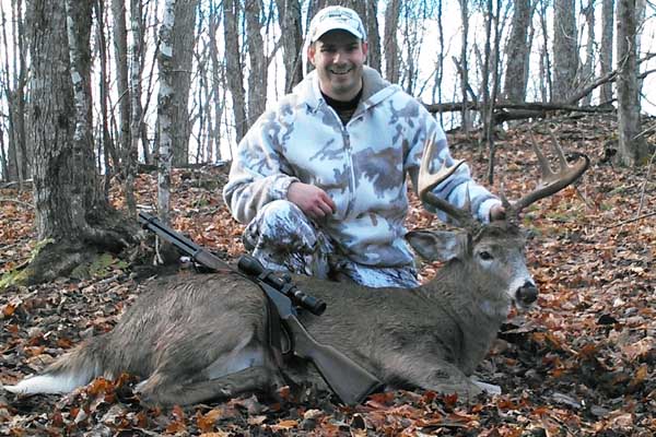 Brendan Quirion of Lake Placid with a 200-pound, 9-pointer taken Nov. 25 in Franklin County