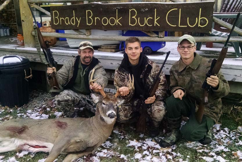 Colby Slezek of Perth killed this buck in Novembe of 2015 in Hamilton County hunting out of the Brady Brook Buck Club.