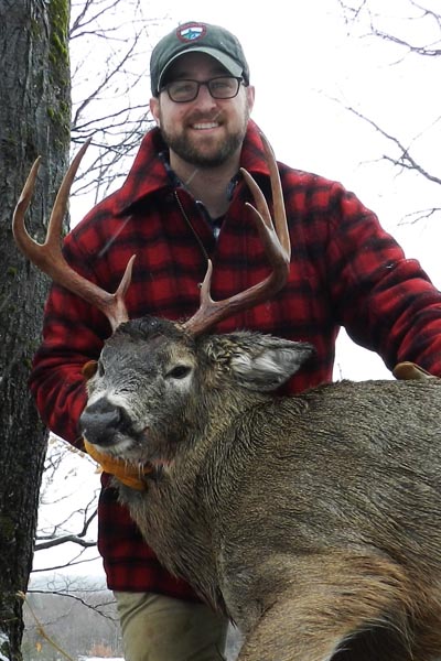 A 180-pound, 7-pointer taken Dec. 2 out of Camp Squaw by Hector Horshack in Hamilton County