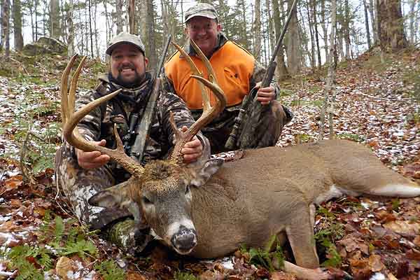 2017: Father and son, Jeff and Zach Chapman of Gansevoort with Zach's 178-pound, 9-pointer taken Nov. 18 in Indian Lake, Hamilton County with the Lonesome Pine Gang.