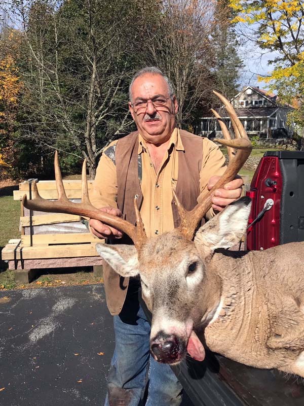 2018: Veteran Adirondack hunter Clifford Gates with a fine muzzleloading buck taken Oct. 13 in his hometown of Warrensburg. 10-points, 193-pounds.