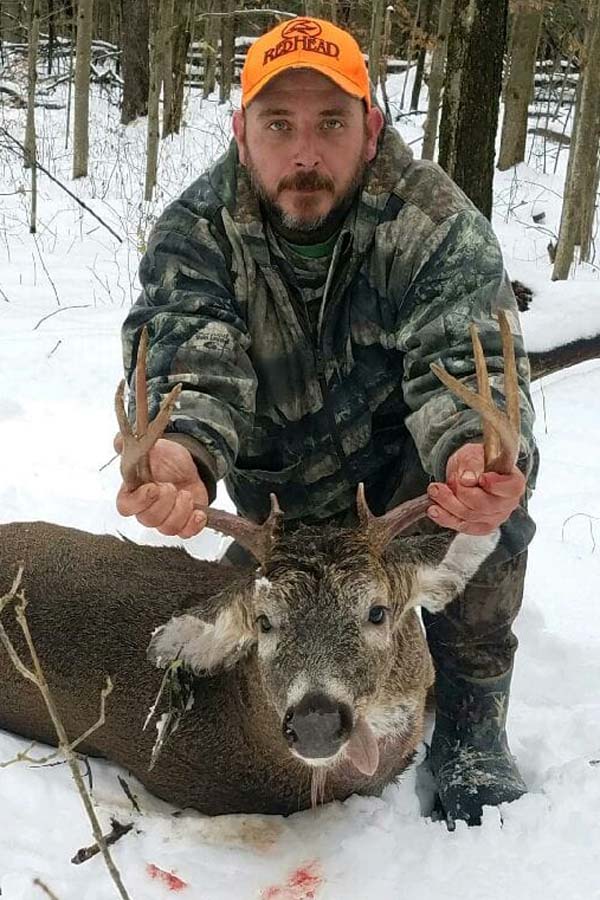 2018: David Vivlamore of Herkimer, NY: 8-pointer taken Nov. 17 in Herkimer County