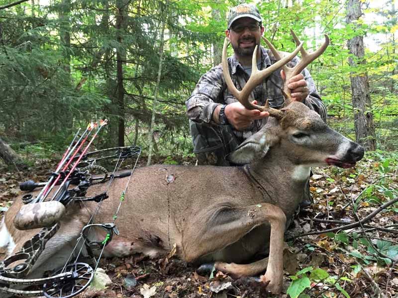 2018: Ben Secor of Remsen, NY with a hometown early archery 8-pointer taken on Sept. 30, 2018.