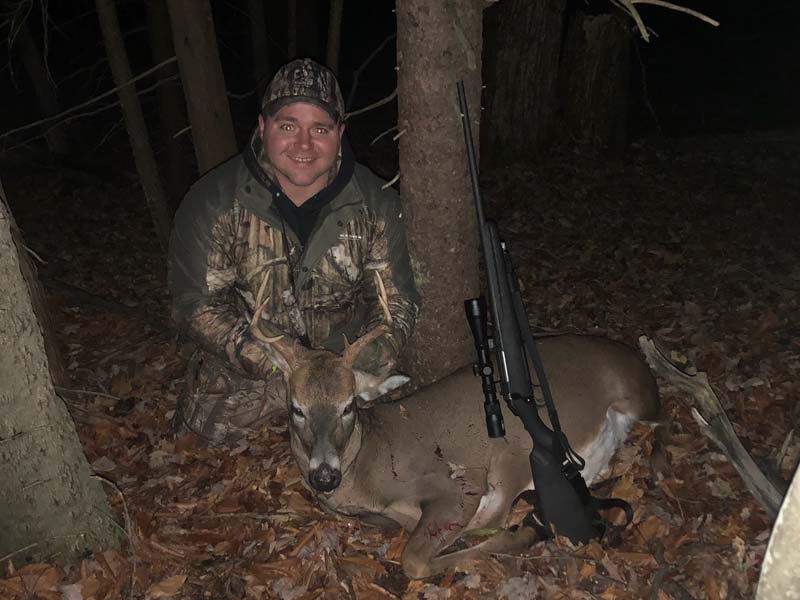 2018: Joe Russell of Burnt Hills with his first Adirondack Buck: a 145-pound, 8-pointer taken opening day (Oct. 20) in Essex County.