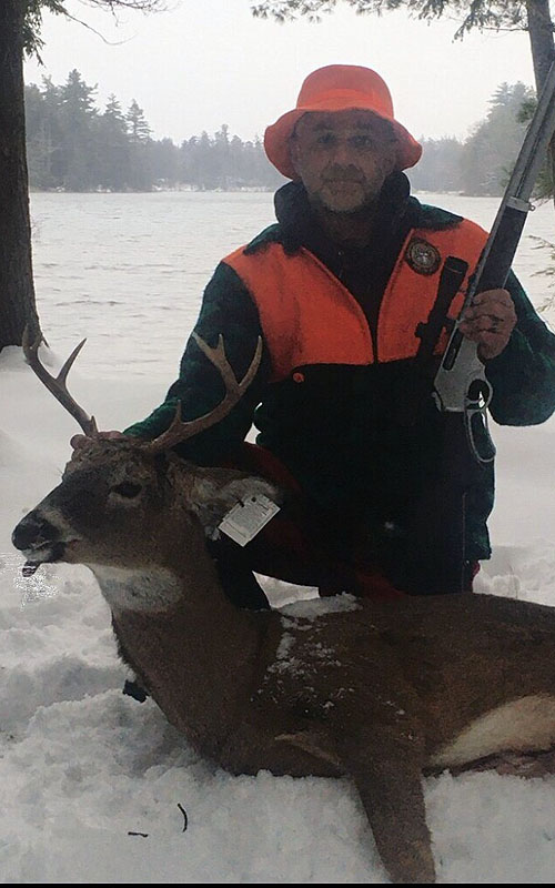 2019: Bill LaPann of Argyle, NY with a buck he tracked in Franklin County on Nov. 14.
