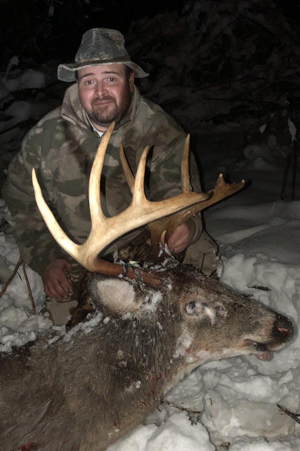 2018: Bob Wilcox of Remsen in Herkimer County, with a hometown 9-pointer.
